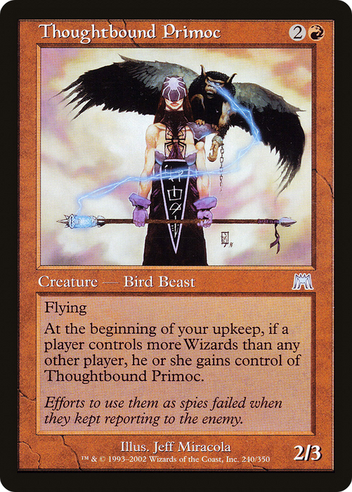Thoughtbound Primoc (ONS-240) - uncommon - Foil