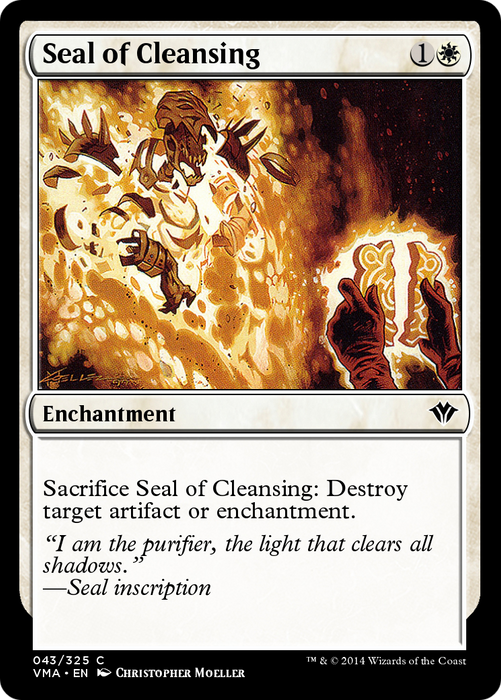 Seal of Cleansing (VMA-043) - common - Foil