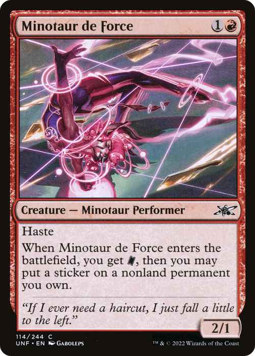 Minotaur de Force (UNF-114) - common - Foil