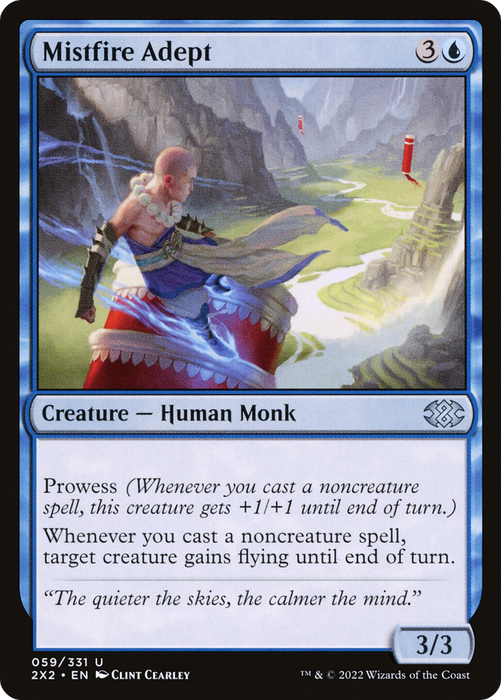 Mistfire Adept (2X2-059) - uncommon - Foil