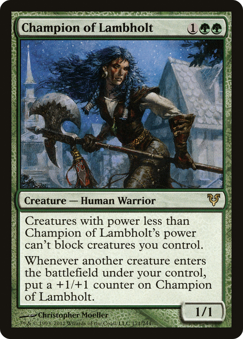 Champion of Lambholt (AVR-171) - rare - Foil