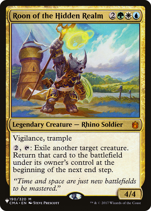 Roon of the Hidden Realm (LIST-CMA-190) - mythic