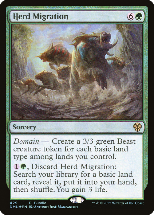 Herd Migration (UMP-429) - rare - Foil