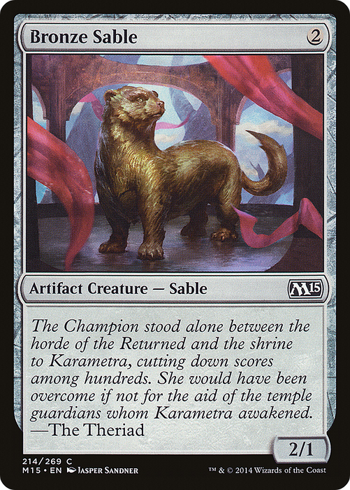 Bronze Sable (M15-214) - common - Foil