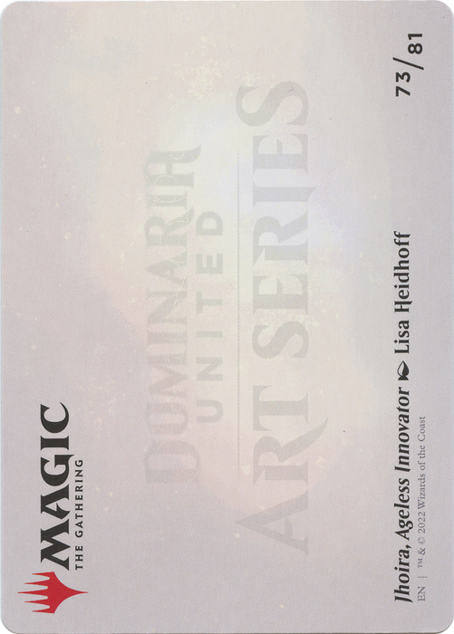 Jhoira, Ageless Innovator // Jhoira, Ageless Innovator (ADMU-073) - common (Borderless) - Foil