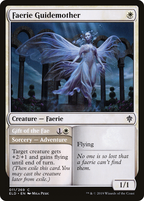 Faerie Guidemother // Gift of the Fae (ELD-011) - common - Foil