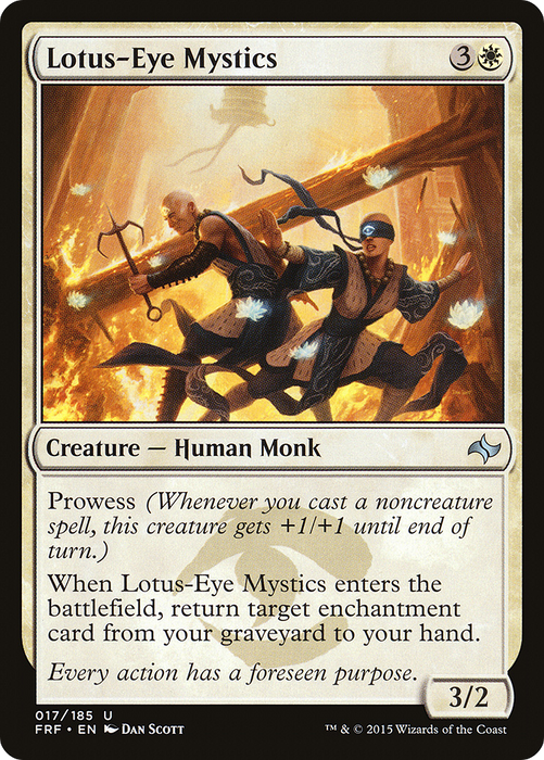Lotus-Eye Mystics (FRF-017) - uncommon