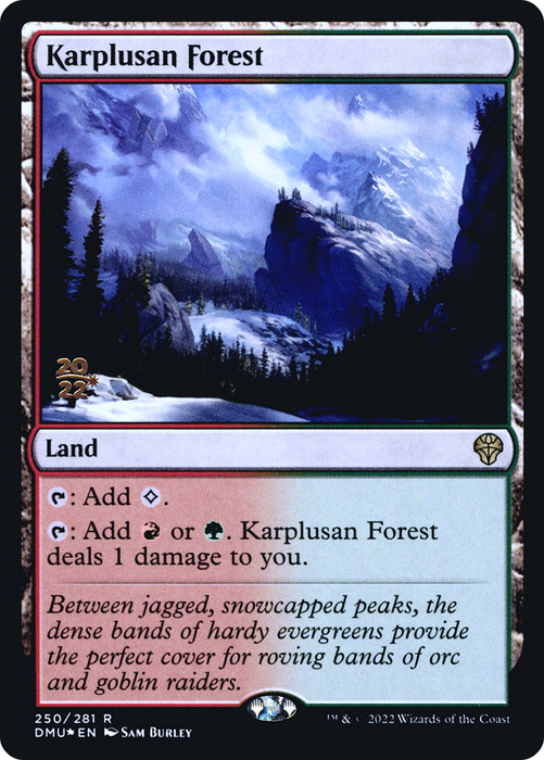 Karplusan Forest (PRE-250S) - rare - Foil