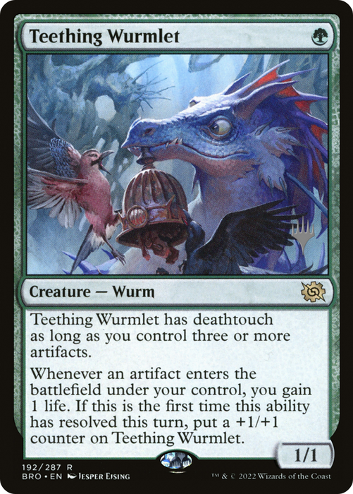 Teething Wurmlet (PPBRO-192P) - rare - Foil