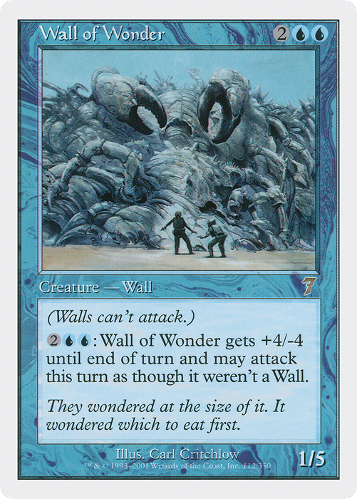 Wall of Wonder (7ED-112) - rare