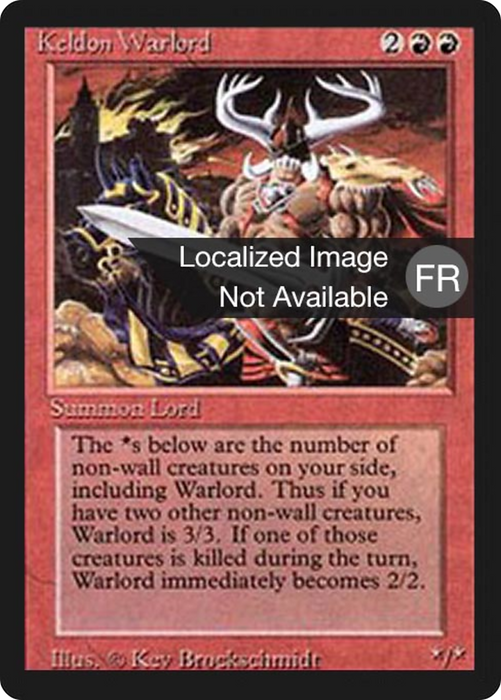 Keldon Warlord (FBB-160) - uncommon