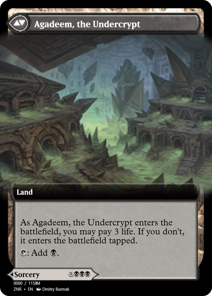 Agadeem's Awakening // Agadeem, the Undercrypt (PRM-83864) - mythic - Foil