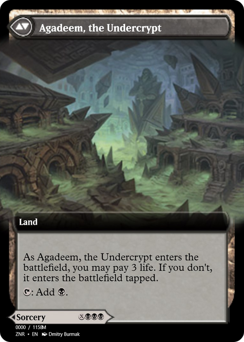 Agadeem's Awakening // Agadeem, the Undercrypt (PRM-83864) - mythic - Foil