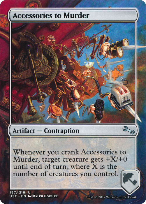 Accessories to Murder (UST-167) - uncommon (Borderless) - Foil