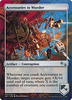 Accessories to Murder (UST-167) - uncommon (Borderless)