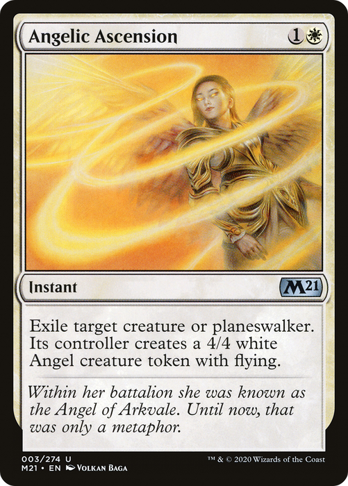 Angelic Ascension (M21-003) - uncommon - Foil
