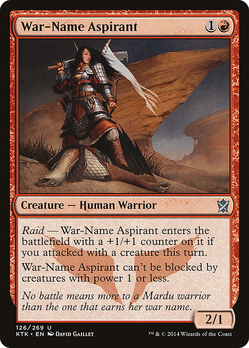 War-Name Aspirant (KTK-126) - uncommon - Foil