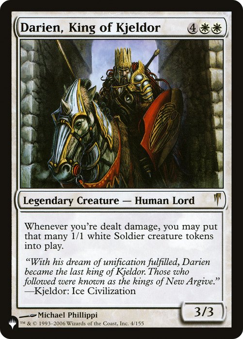Darien, King of Kjeldor (LIST-CSP-4) - rare