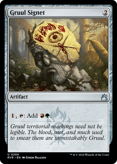 Gruul Signet (RVR-259) - uncommon - Foil