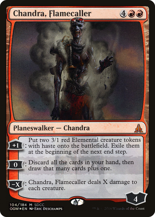 Chandra, Flamecaller (MEDIA-104) - mythic - Foil