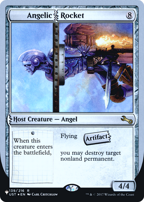 Angelic Rocket (LIST-054) - rare - Foil
