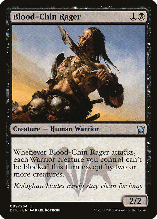 Blood-Chin Rager (DTK-089) - uncommon - Foil