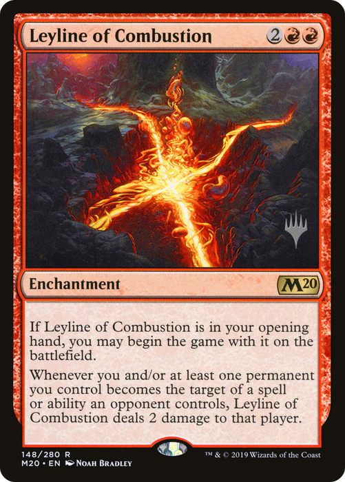 Leyline of Combustion (PPM20-148P) - rare - Foil
