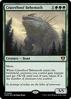 Craterhoof Behemoth (CMM-280) - mythic