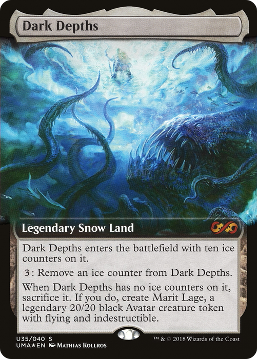 Dark Depths (UMA:BT-U35) - mythic: (Extended Art) - Foil