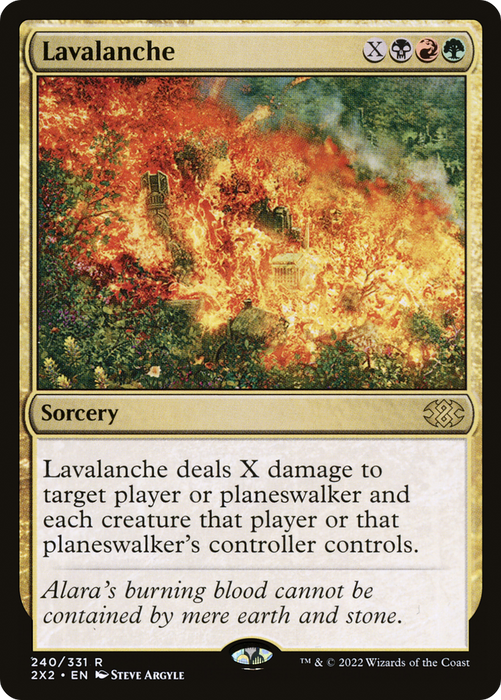 Lavalanche (2X2-240) - rare - Foil