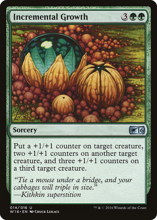 Incremental Growth (W16-014) - uncommon