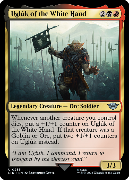 Uglúk of the White Hand (LTR-235) - uncommon - Foil