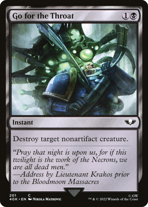 Go for the Throat (40K-201) - common