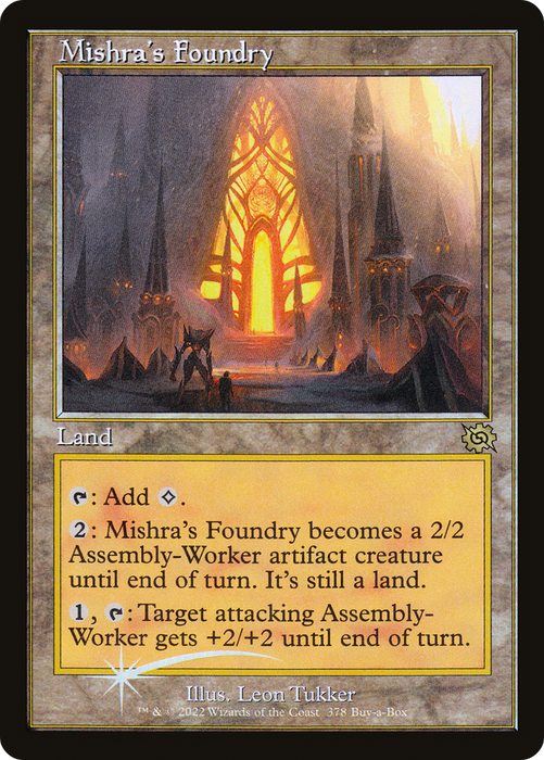 Mishra's Foundry (BABP-378) - rare - Foil