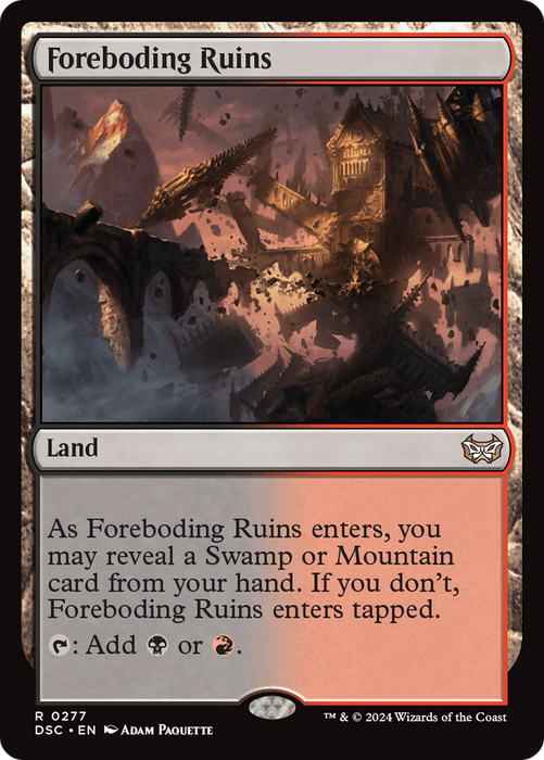 Foreboding Ruins (DSC-277) - rare