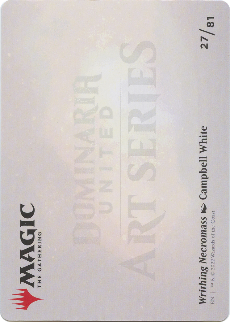 Writhing Necromass // Writhing Necromass (ADMU-027) - common (Borderless) - Foil