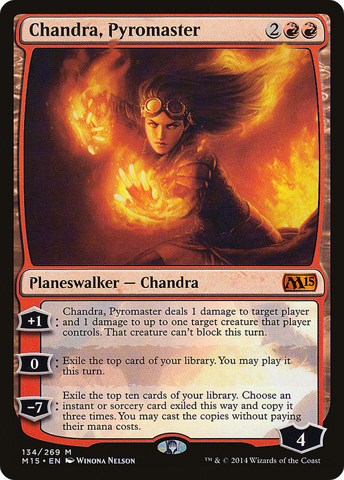 Chandra, Pyromaster (M15-134) - mythic
