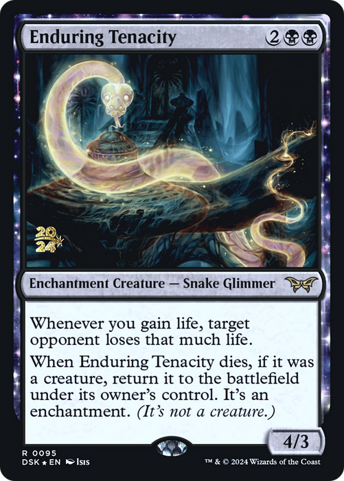 Enduring Tenacity (PRE-95S) - rare: (enchantment) - Foil