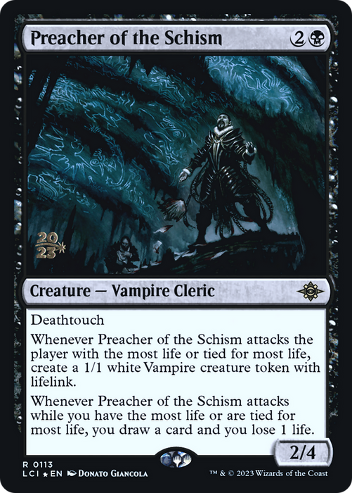 Preacher of the Schism (PRE-113S) - rare - Foil