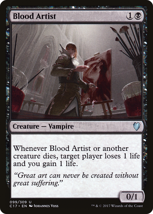 Blood Artist (C17-099) - uncommon