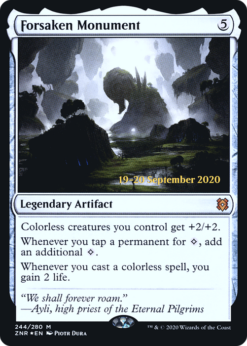 Forsaken Monument (PRE-244S) - mythic - Foil