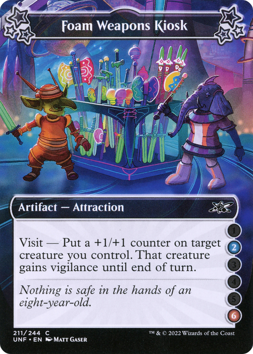 Foam Weapons Kiosk (UNF-211A) - common - Foil