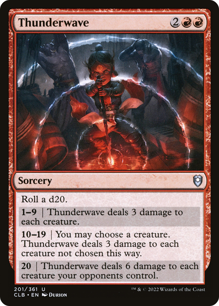 Thunderwave (CLB-201) - uncommon - Foil