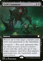 Geth's Summons (ONC-049) - rare: (Extended Art) - Foil
