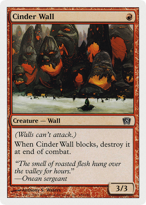 Cinder Wall (8ED-182) - common