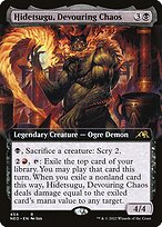 Hidetsugu, Devouring Chaos (NEO-454) - rare: (Extended Art) - Foil