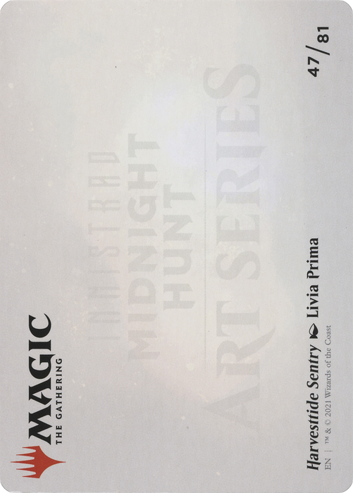 Harvesttide Sentry // Harvesttide Sentry (AMID-047) - common (Borderless) - Foil