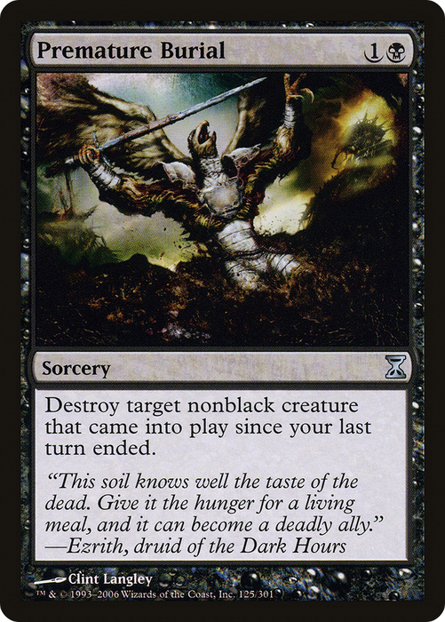 Premature Burial (TSP-125) - uncommon - Foil