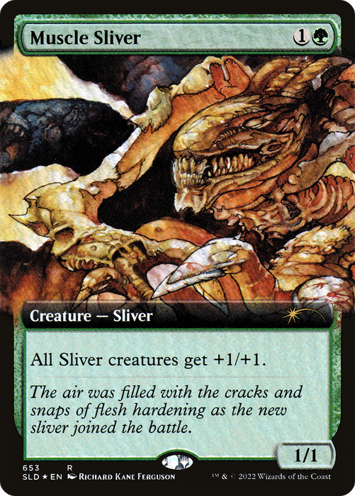 Muscle Sliver (SLD-653) - rare: (Extended Art) - Foil