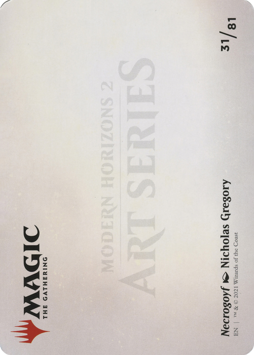 Necrogoyf // Necrogoyf (AMH2-031) - common (Borderless)